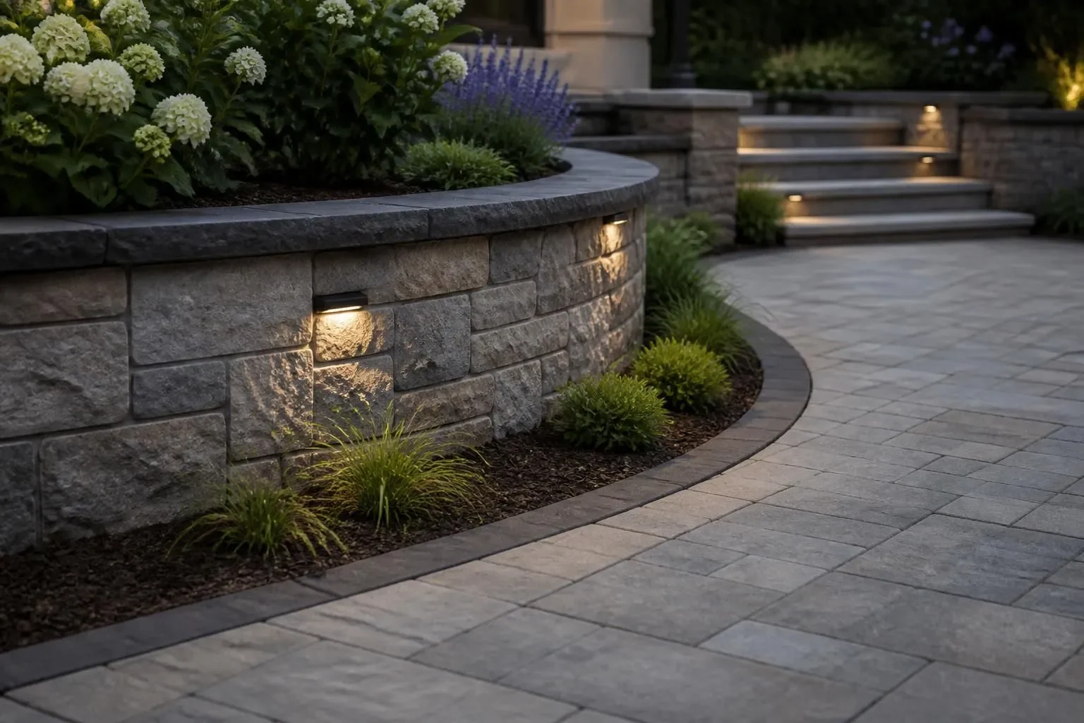Hardscape Design for a San Diego garden